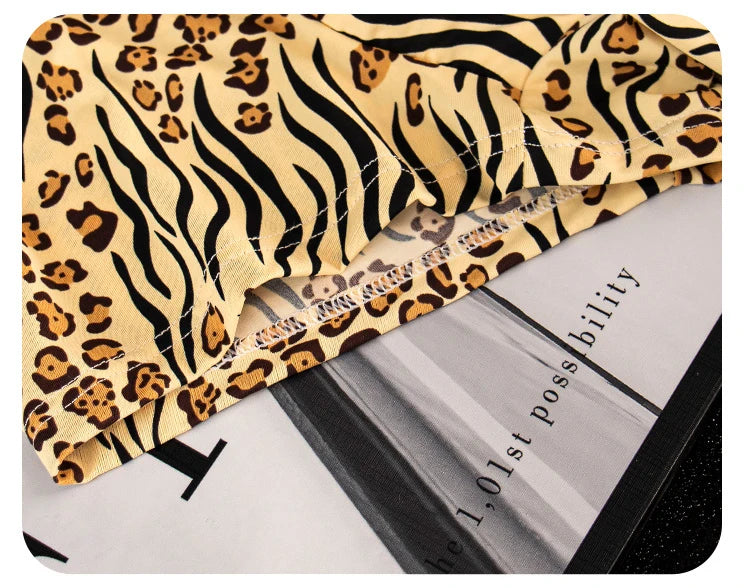 EXILIENS Neue Leopard 1 stücke/3 stücke Boxer Männer Unterwäsche Heiße Unterhose Herren Boxer Masculinas BoxerShorts Mann Höschen größe L-3XL KX735