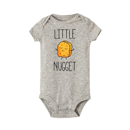 Little Nugget Baby Ankündigung Neugeborene Baby Bodys Sommer Jungen Mädchen Strampler Körper Schwangerschaft Offenbaren Kleidung Säugling Dusche Geschenk.