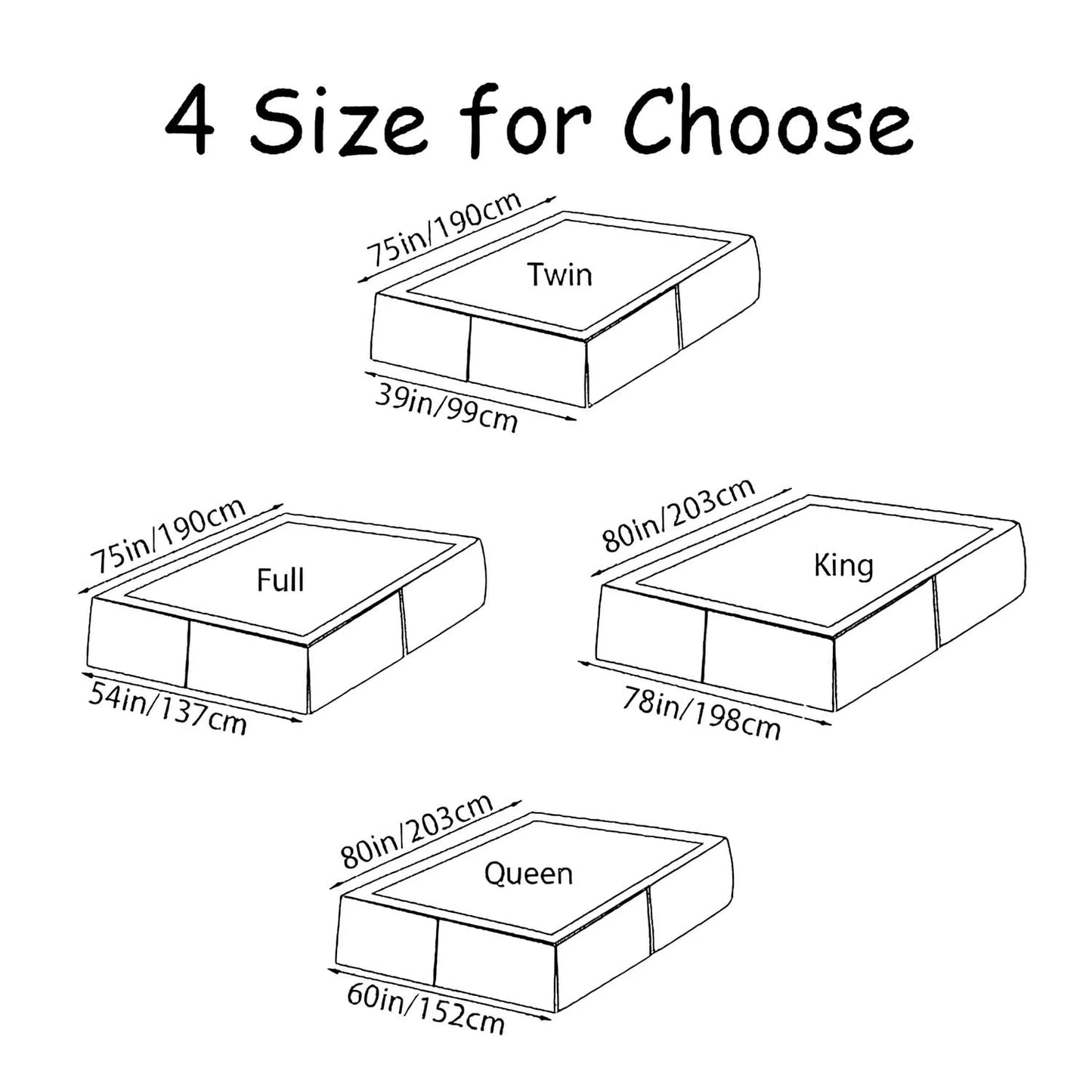 Cooling Quilted Fitted Mattress Pad Soft Noiseless Skin-friendly Bedspread Machine Washable Comfort  Mattress Protective Cover.