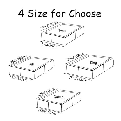 Cooling Quilted Fitted Mattress Pad Soft Noiseless Skin-friendly Bedspread Machine Washable Comfort  Mattress Protective Cover.