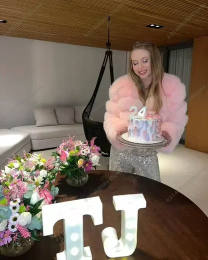 Damen Pelzmantel Damen Fuchspelzmantel Natürlicher Fuchsmantel Damen Werbeartikel Original echte europäische und amerikanische Modelle.