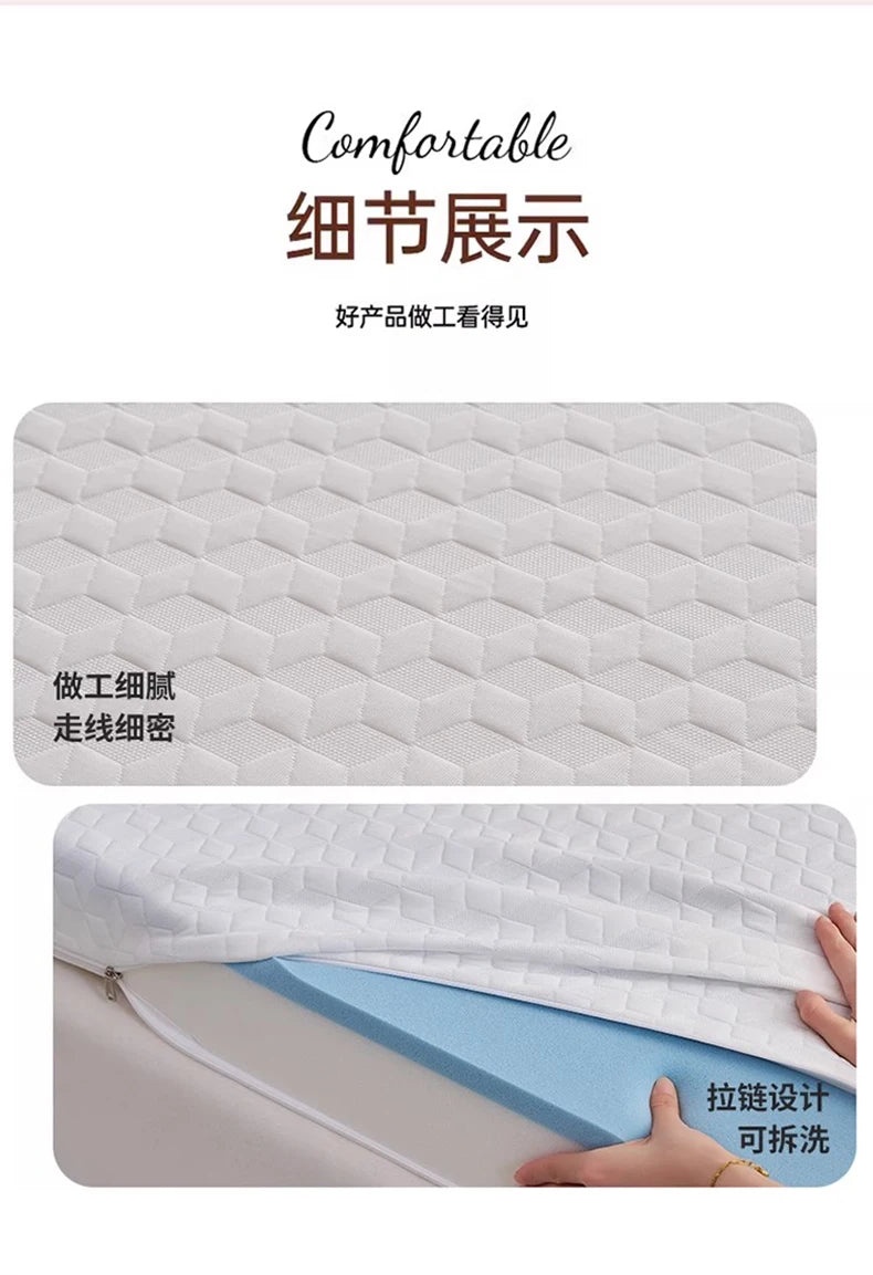 Anpassbare Memory-Schaum-Latexmatratze, Heimbettmatratze, weiches Schlafzimmerkissen, speziell für Mietzimmer