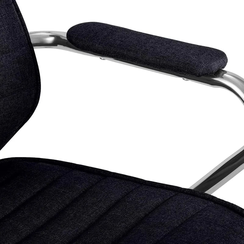 CLP Bürostuhl ergonomisch Rako, Schreibtischstuhl höhenverstellbar drehbar Stoffbezug, Backrest mit Kopfstütze