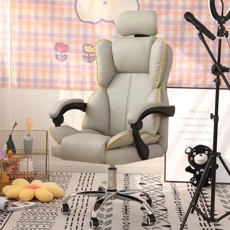 Neuer Gaming-Stuhl mit Fußstütze, zum Anheben des Spiels, hochwertiger ergonomischer Stuhl, Wohnmöbel, Büro-Computerstuhl, Gamer-Stuhl