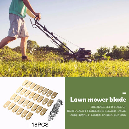 18/30PCS Rasenmäher Schneidmesser Edelstahl Mäher Cutter Klinge Ersatz Trimmer Cutter für Husqvarna Automower/Gardena