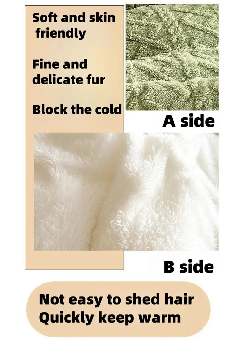 New Super Thick Winter Warm Blanket for Bed Artificial Lamb Cashmere Weighted Blankets Soft Comfortable Warmth Quilt Comforter.