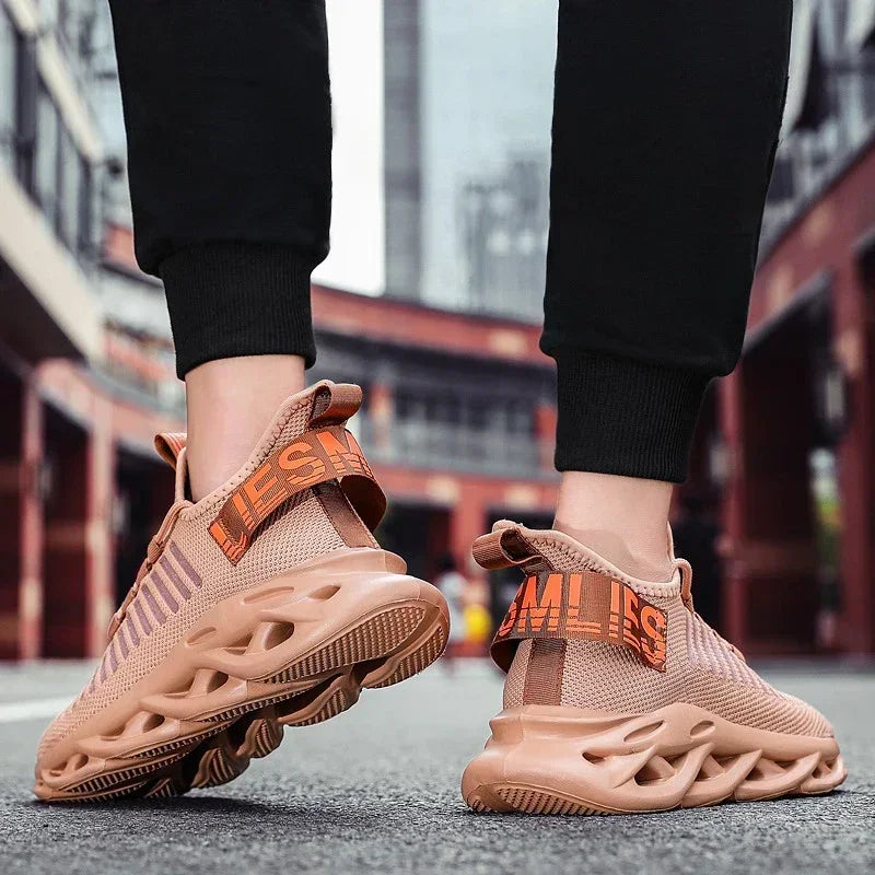 MAEDEF Shoes Men Sneakers Breathable Women Running Shoes Lightweight Anti-slip Sports Shoe Outdoor Lace Up Tennis Women Sneakers