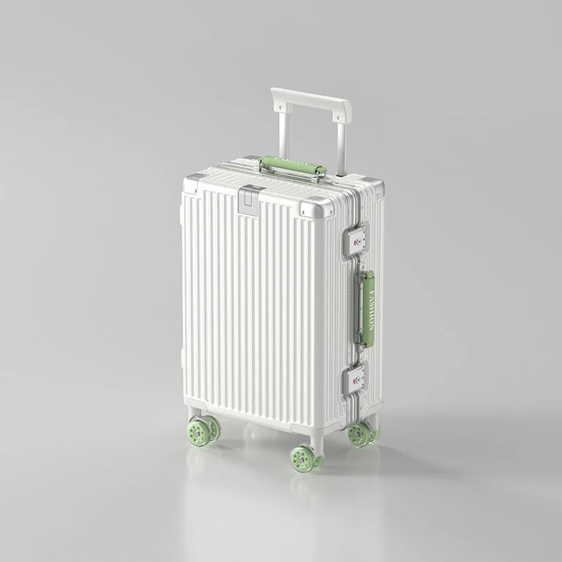 20-Zoll-Kompaktgepäck 26-Zoll-Trolley-Koffer mit großem Fassungsvermögen und Aluminiumrahmen für Männer und Frauen Reisekoffer