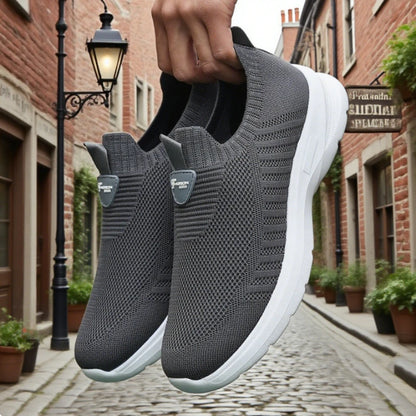 Men Mesh Running Shoes Casual Fashion Breathable Outdoor Vulcanized Fitness Sneakers Lightweight Soft Soled Tennis Walking Shoes.
