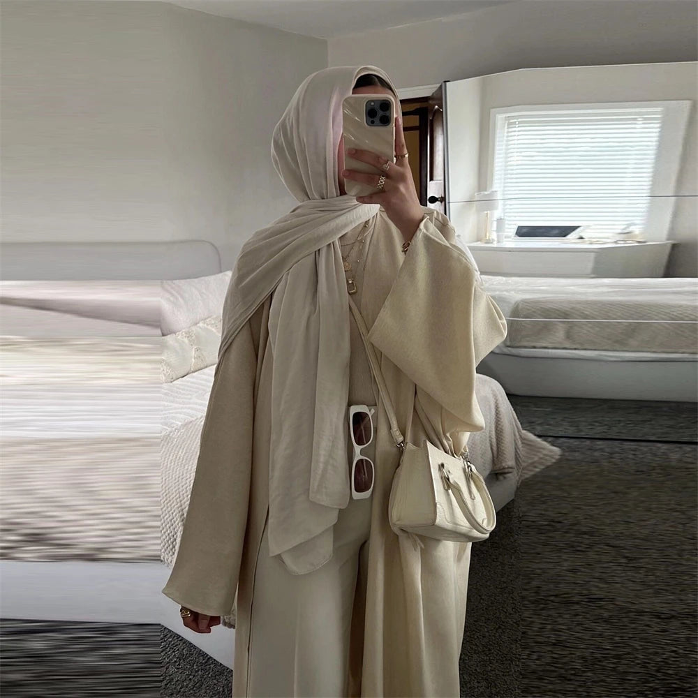 Ähnliche Baumwolle Leinen Batwing Kimono Abaya Dubai Islam Muslimischen Kleid Für Frauen Kebaya Kaftan Robe Musulmane Kaftan Marocain Femme.