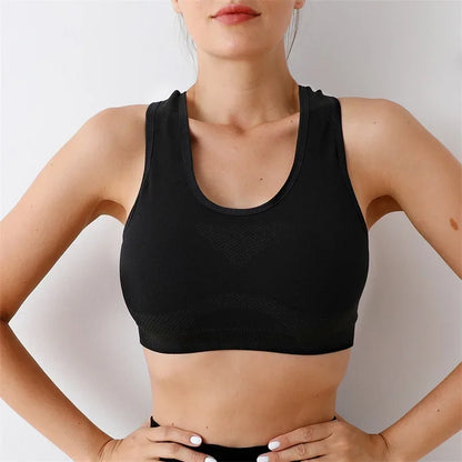 Women Sports Bra Top Push Up Fitness Yoga Bra Underwear Sport Tops For Women Breathable Running Vest Gym Wear.