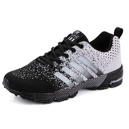New fashionable plus-size men's casual sports shoes, walking and running shoes, tennis vulcanized men's shoes