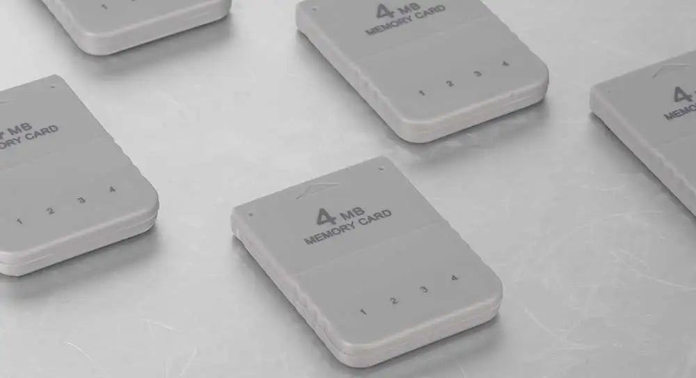BlueRetro 1PC/2PC 4M Memory Card For PS1 Save Game Card  For PlayStation1 PS One Game Consoles Data Saving Progress Memory Card.