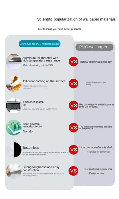 80CM Marble Self Adhesive Waterproof Wallpaper for Bathroom Wall Deocr Kitchen Oil Proof Mould-Proof Wall Stickers Home Decor