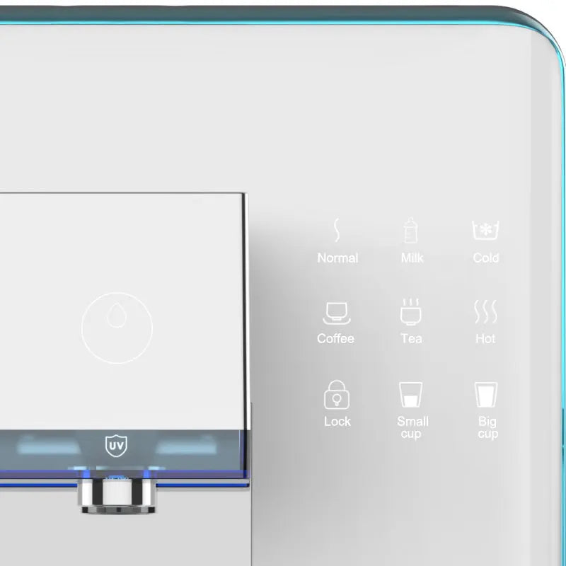 Hydrogen Water Generator/counter top UVC Water Filter RO Machine HOT/COLD Water Purifier, BPA Free (No Installation Required).