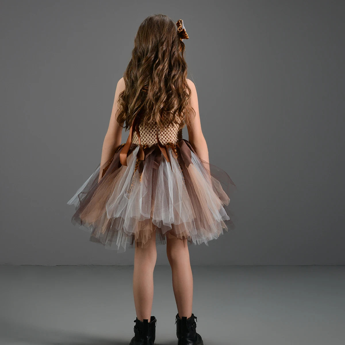 Höhlenmädchen-Kostüm für Kinder, Halloween-Tutu-Kleid, wilder Mann, Baby, Cosplay, Geburtstag, Dschungel, Karneval, Party, Kleider, ausgefallenes Tutus-Outfit.