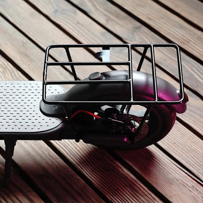 Electric Scooter Rear Rack Solid Bearing Scooter Luggage Cargo Rack Solid Steel Carrier Rack Replacement for Xiaomi M365 1S Pro.