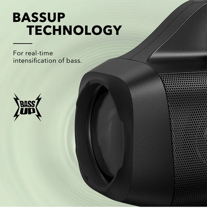 Anker Soundcore Motion Boom Outdoor Bluetooth loudspeaker with Titanium Audio drivers BassUp Technology IPX7 Water Protection 24-S.