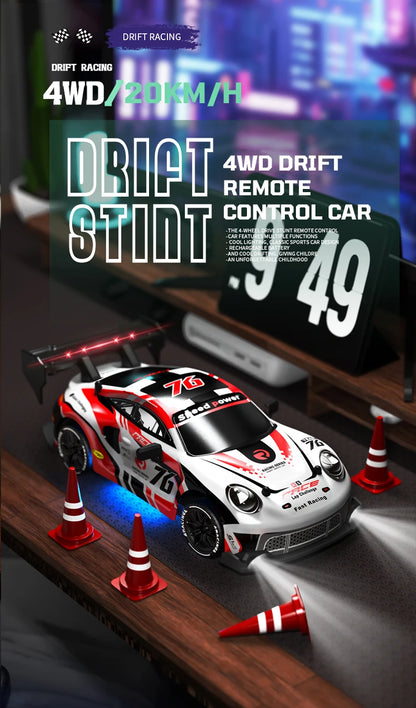 RC Car 4WD 1/24 Remote Control Cars 2.4G Radio High Speed Drift Racing High Speed Truck RTR Vehicle Toy Gift for Kids Children.
