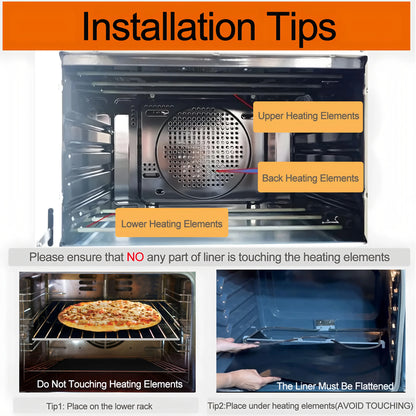 Oven Bottom Liners Non Stick Barbecue Grill Mats Reusable Kitchen Toaster Liner Air Fryer Cooking Heat Resistant Baking Paper.