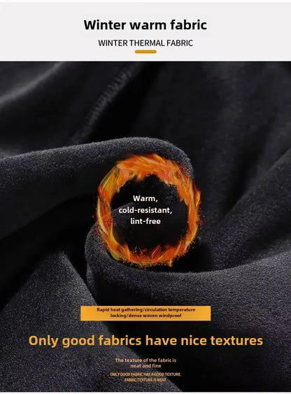 Men's Autumn Winter New Trendy Brand Sportswear Pants Fleece-Lined And Thickened Loose-Fit Straight-Leg Casual Trousers.