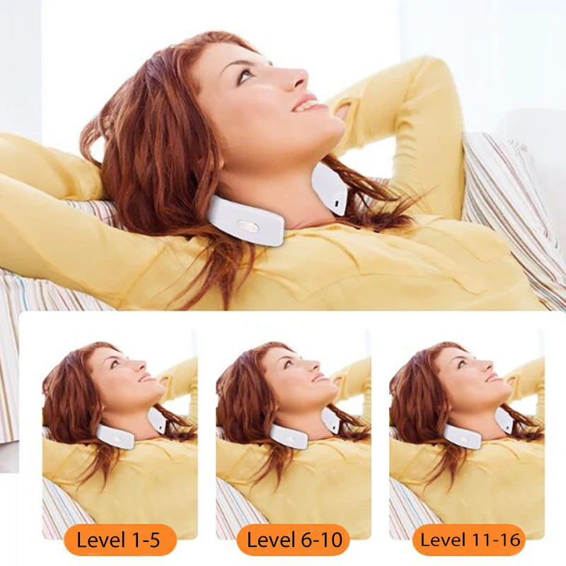 Cervical Massager Protable Mini Neck Shoulder Massager Deep Massage Neck Warm Pressing Neck Pressing Care.