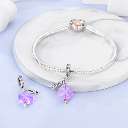 Flowers Series 925 Sterling Silver Sunflowers Tulip Carnation Charms Fit Original Bracelet  For Women Jewelry Making