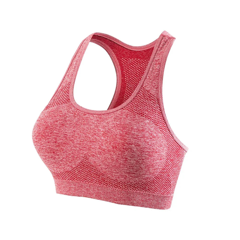 Women Sports Bra Top Push Up Fitness Yoga Bra Underwear Sport Tops For Women Breathable Running Vest Gym Wear.