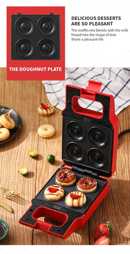 YIDPU Sandwich New 2025 breakfast machine divine tool household bread machine light food machine waffle multifunctional toaster.