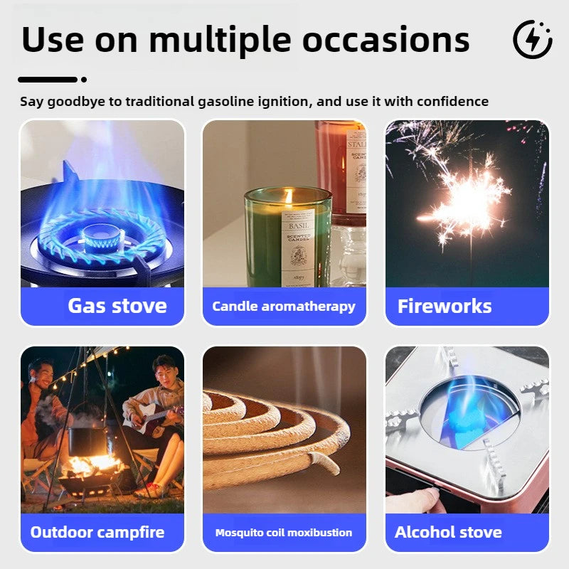 Aromatherapy Candle Extended Gas Stove Gas Electronic Charging Igniter, Household Ignition Gun Igniter Lighter.