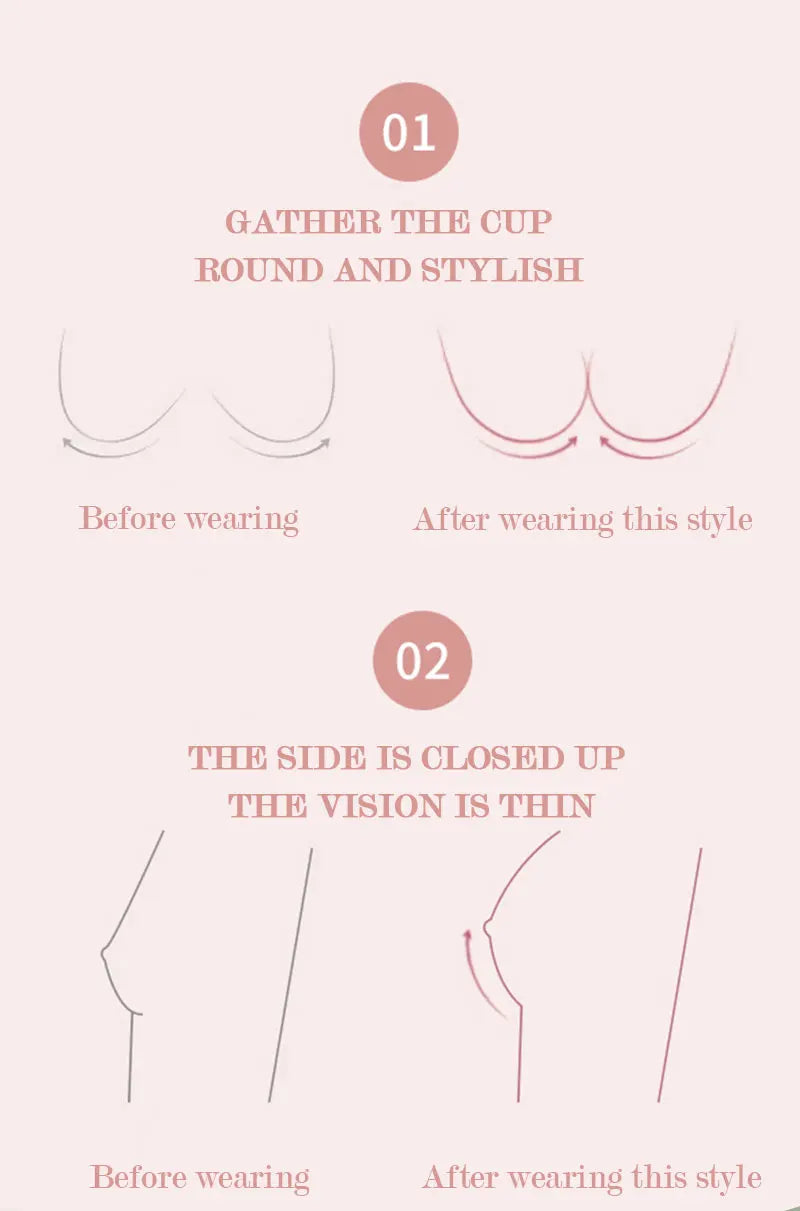 Sexy Push Up Bra for Women Sweet Wireless Brassiere Breathable Seamless Underwear 1/2 Cup Gather Female Lingerie Bralette.