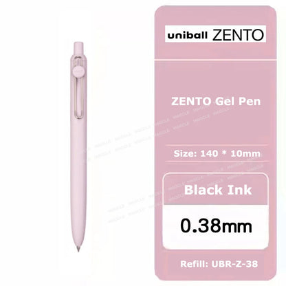 Uniball ZENTO Standard 0,38/0,5 mm Gelschreiber, wasserbasierte, glatte Schreibroller, passend für verschiedene Anlässe, Schreibwaren