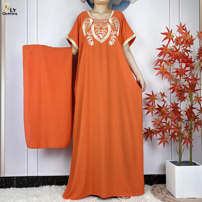 Neue Sommer-Kaftan-Abaya 2023, afrikanische Kleider für Frauen, traditionelle Kleidung, Islam-Gebetskleidung, Türkei, muslimische lose Robe, Ramadan