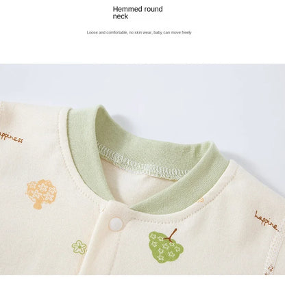 Baby-Body, Baumwolle, bedruckt, langärmelig, für Jungen und Mädchen, für Kleinkinder, Komfort, Creeper, Einteiler, Frühling und Herbst.