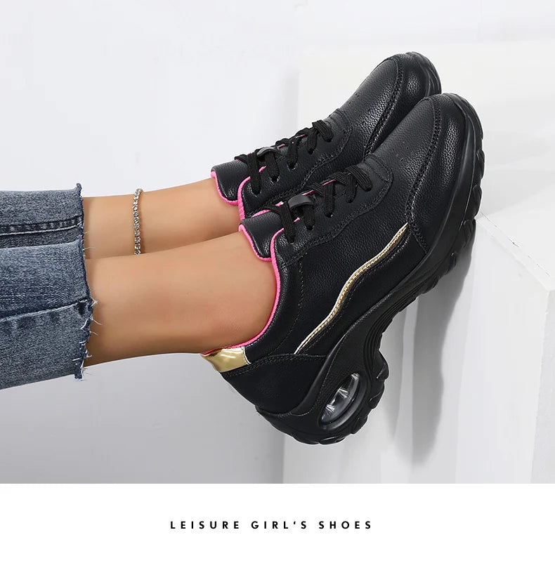 Shoes for Women Platform Casual Sneakers Designer Brand Luxury Women Walking Shoes Wedges Chunky Hiking Woman Sports Shoes 2024