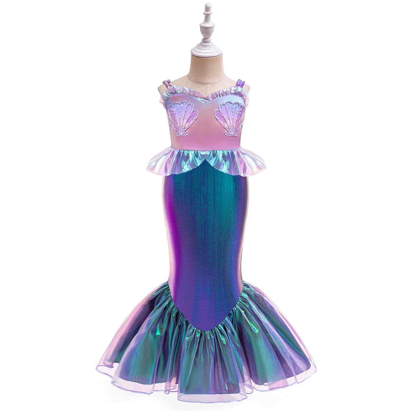 Pailletten Mädchen Party Kleider Meerjungfrau Mottoparty Prinzessin Kleid Performance Kostüm Kinder Geburtstag Geschenke Kleider für Mädchen Abschlussball