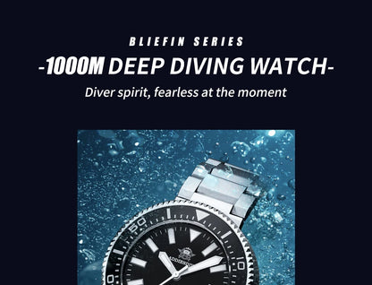 ADDIESDIVE Men's Diver's Watches 1000m Sapphire Glass Super Luminous Calendar NH35A Automatic Mechanical Wristwatch Luxury Watch.