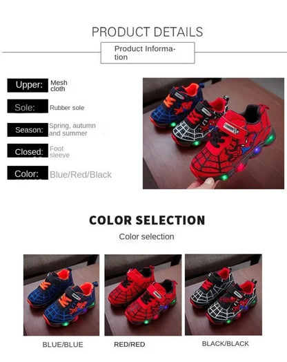 Autumn children's shoes, children's luminous shoes, men's and women's running shoes, baby flashing shoes, LED lights, sneakers.
