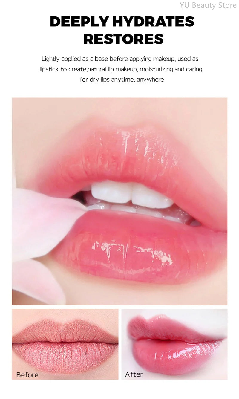 6 Colors Lip Plumping Gloss Instant Lip Plumper Extreme Volume Serum Oil Moisturizing Sexy Plump Lips Korean Makeup Products.