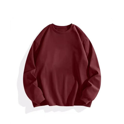 300gsm Heavy Weight Cotton T-shirt Long-sleeved T-shirt for Men Women Pure White Men's Blank Shirt Wholesale