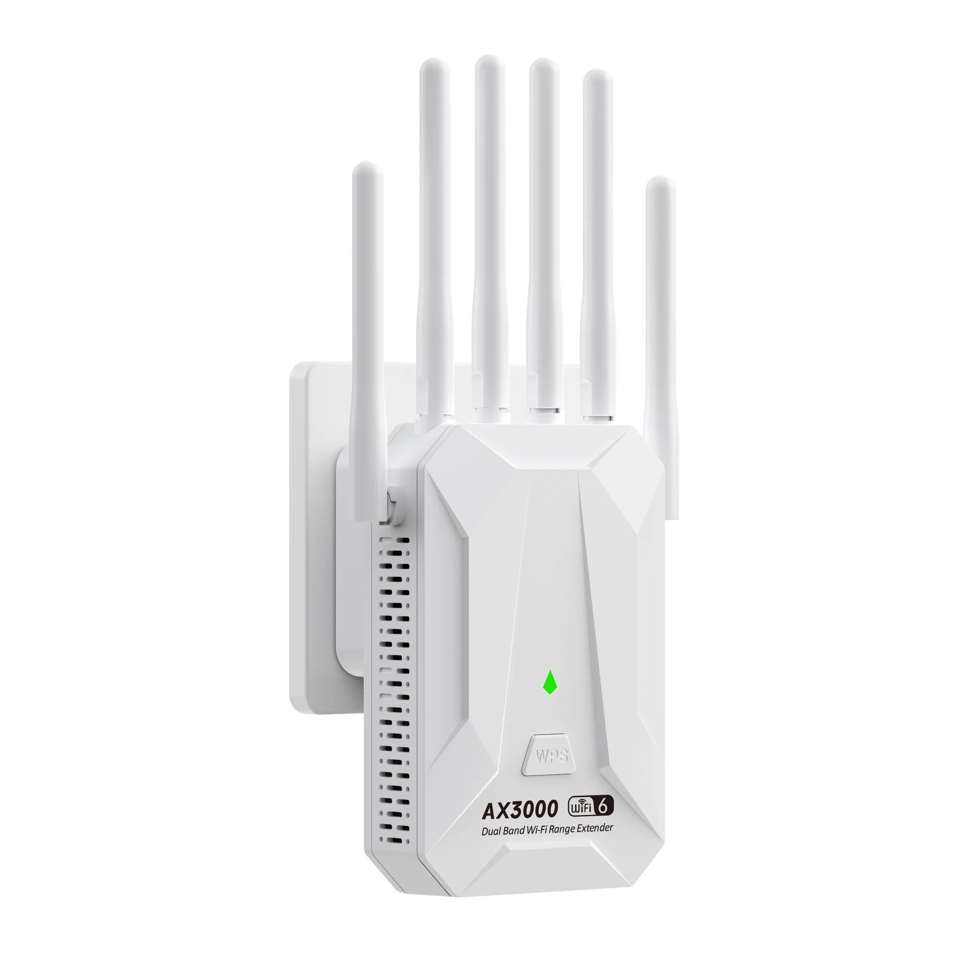 WiFi 6 AX3000 Wireless Repeater Dual Band 2.4GHz 5GHz 802.11AX Wi-Fi 6 Extender Amplifier WPS Router Long Range Signal Booster.