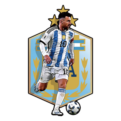 Soccer Player Wooden Puzzle for Football Fan Sports Star Wood Jigsaw Advanced Difficulty A3 A4 Size Puzzles.