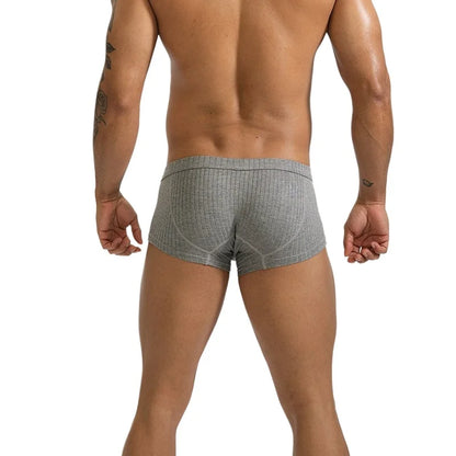 6er-Pack Herren-Unterwäsche, niedrige Leibhöhe, Boxershorts, einlagig, U-konvexer Beutel, Unterhose, atmungsaktive Boxershorts für Herren