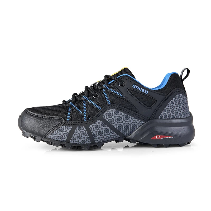 Men's Hiking Sports Shoes Waterproof And Wear-Resistant Hiking Training Shoes Outdoor Woodland Non-Slip Tactical Training Shoes.