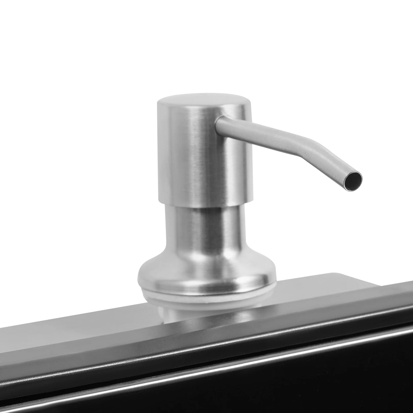 Doppelschüssel-Küchenspüle aus Edelstahl 304, nanobeschichtetes modernes Spülbecken mit Seifenspender und Abflussset, 3 Befestigungsmöglichkeiten