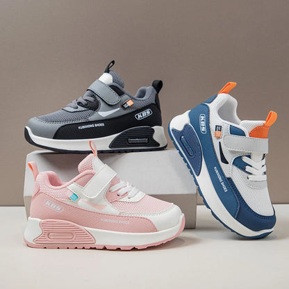 Autumn Girls Sneakers Mesh Fashion Soft Sole Outdoor Non-slip Children Casual Shoes Running Basketball Boy Sport Shoe Size 26-37.