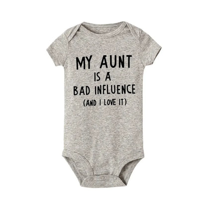 MY Tante Baby Junge Mädchen Bodysuit Overall Freizeitkleidung Outfit Sommer Kurzarm Overall Einteiliger Overall 0-24M.