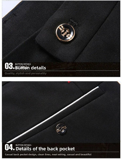 Men's Travel Dress Pants Stretch, No Iron Required Business Trousers, British Classic Slim Fit Lightweight Office Work Pants