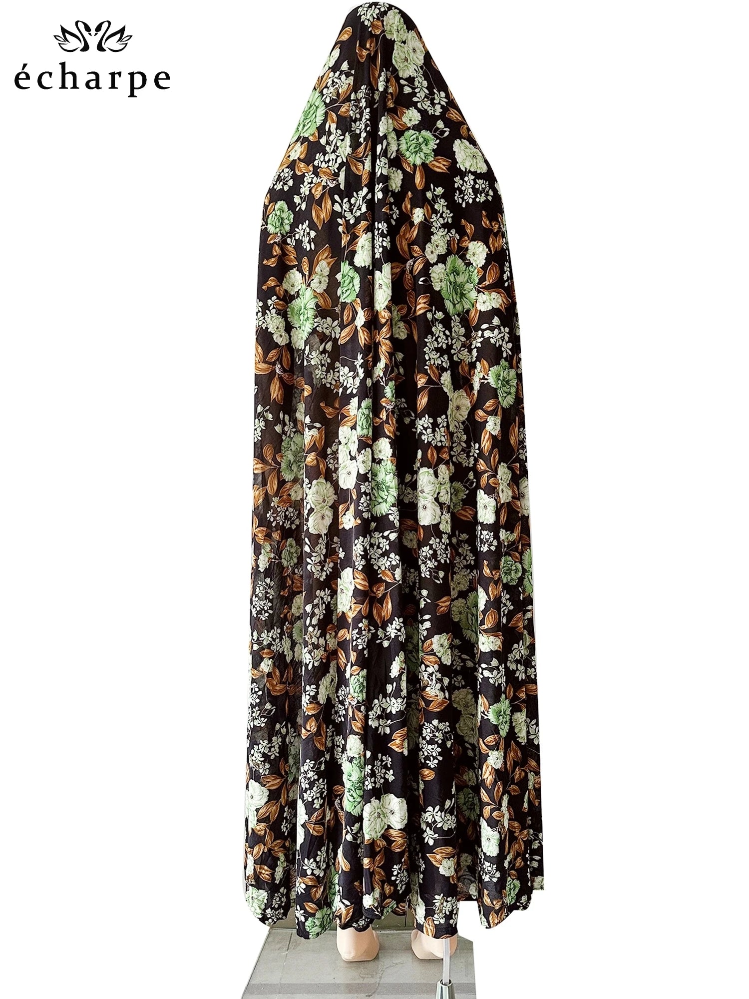 6XL Ramadan Muslim Pullover Sleeveless Dress Women Prayer Garment Arab Jibab Dubai Abaya Islamic Femmel Khimar Worship Robe.