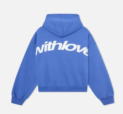 Fanceey Fleece-gefüttertes Herren-Kapuzenpullover, Winter, warm, lockere Passform, Buchstabendruck, lässiger Sport-Pullover, Kapuzenpullover für Herren, Neu.